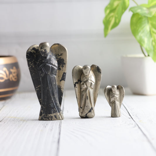 Pyrite Stone Angel