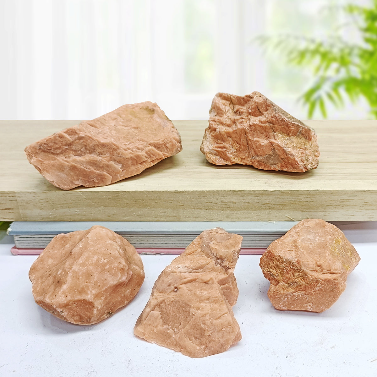 Peach Moonstone Rough Raw Stone