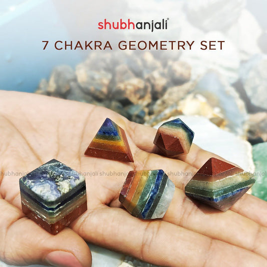 7 Chakra Geometry Set – Pack of 5