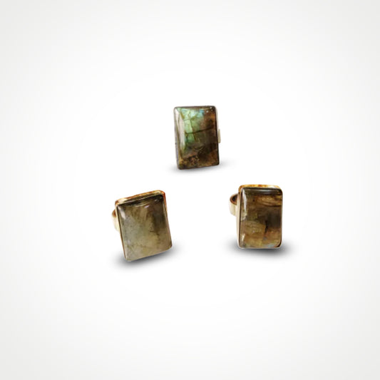 Oval, Drop & Rectangle Shape Flashy Labradorite Rings