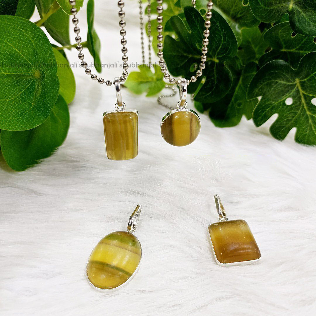 Multi Fluorite Pendant