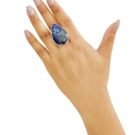 Oval & Drop Shape Sodalite Rings