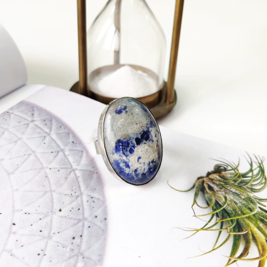 Oval & Drop Shape Sodalite Rings