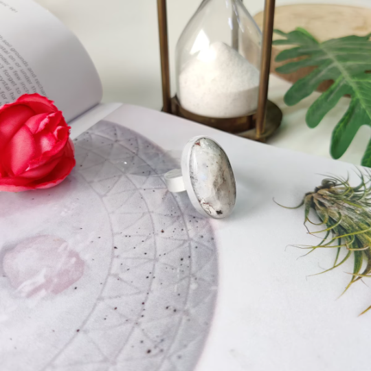 Oval/Drop Moonstone Rings