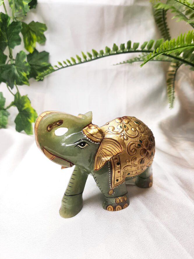 Green Aventurine Elephant