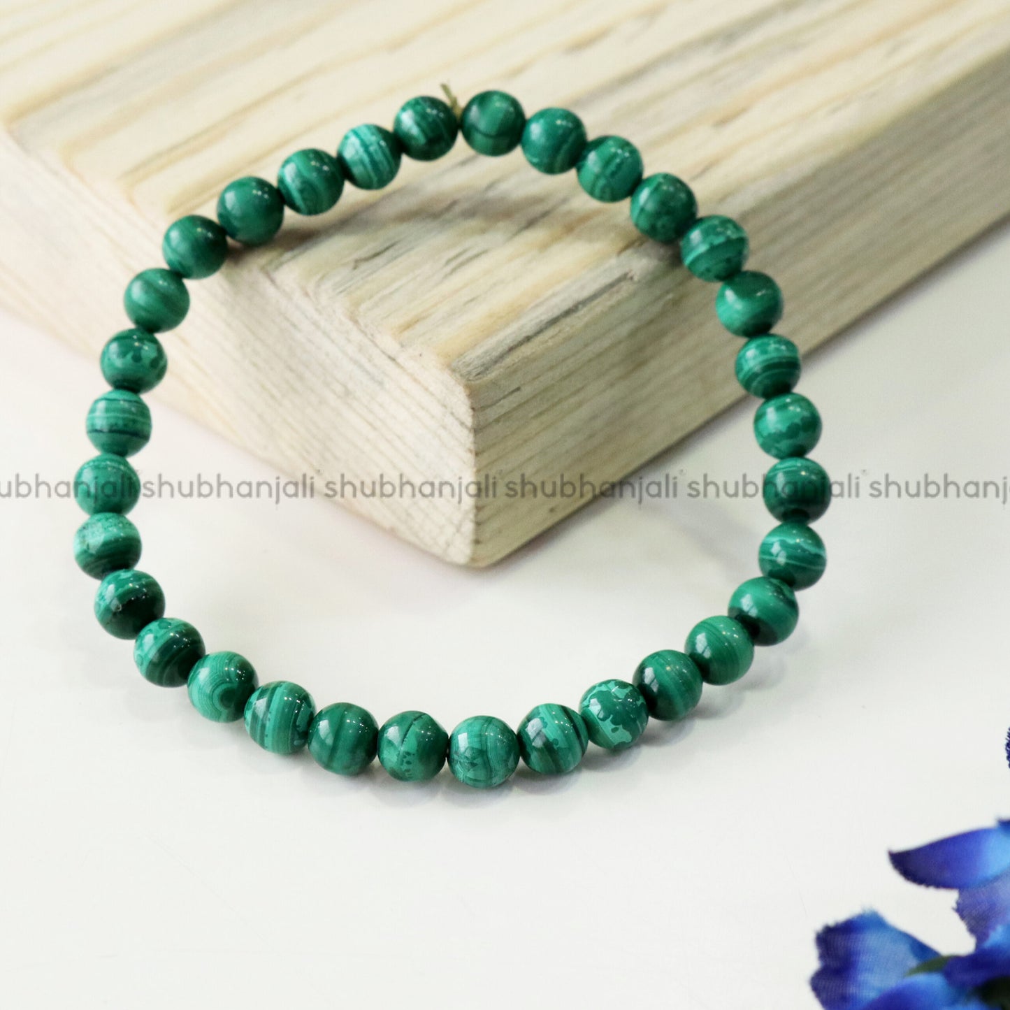 Malachite Bracelet (6 mm)